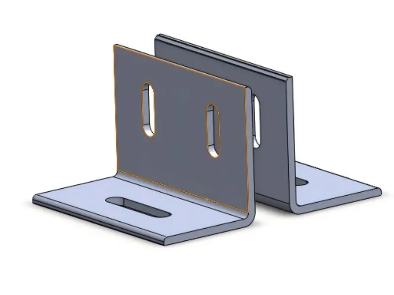 Стальная солнечная база с двойным отверстием