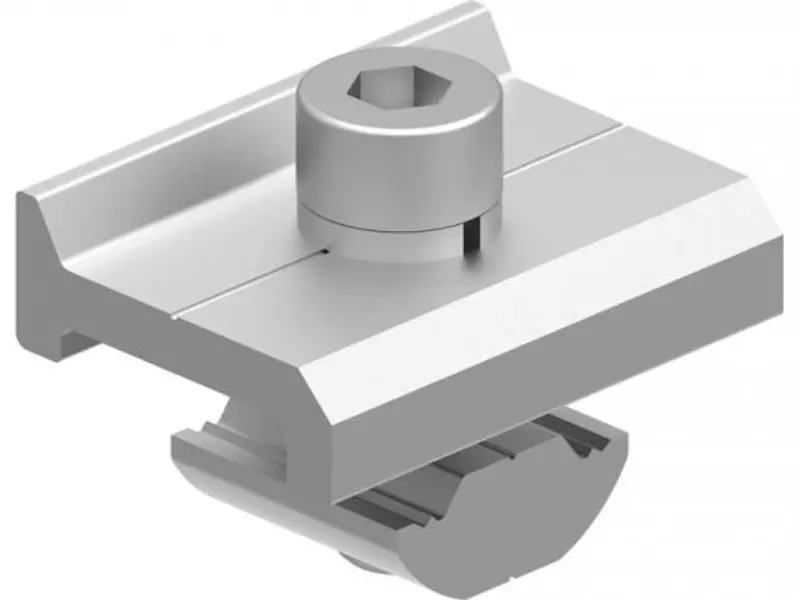 Солнечный рельсовый зажим